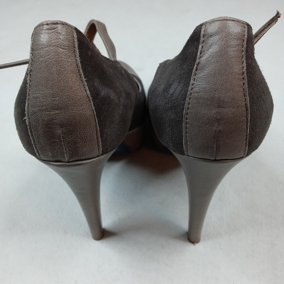 Dee Keller Made in italy CLASSIC Gray suede Platfo - Picture 4 of 8